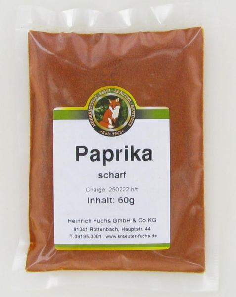 Paprika, scharf, 60 g